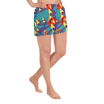 Women’s Athletic Shorts - Sailor's Mirage