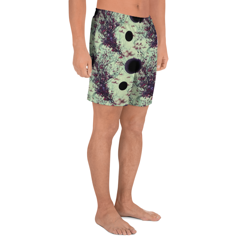 Men's Athletic Shorts - Celestial Bloom