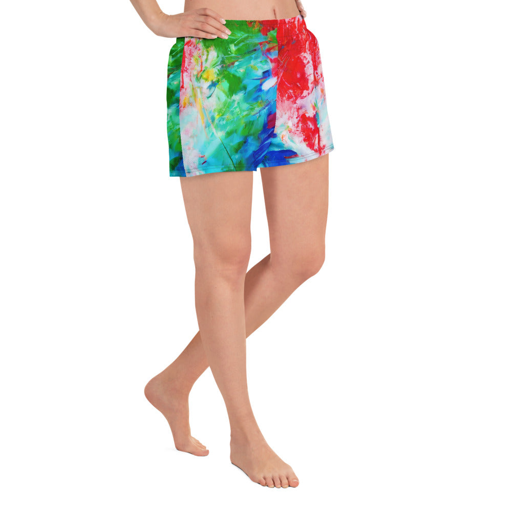 Women’s Athletic Shorts - Eclectic Breeze