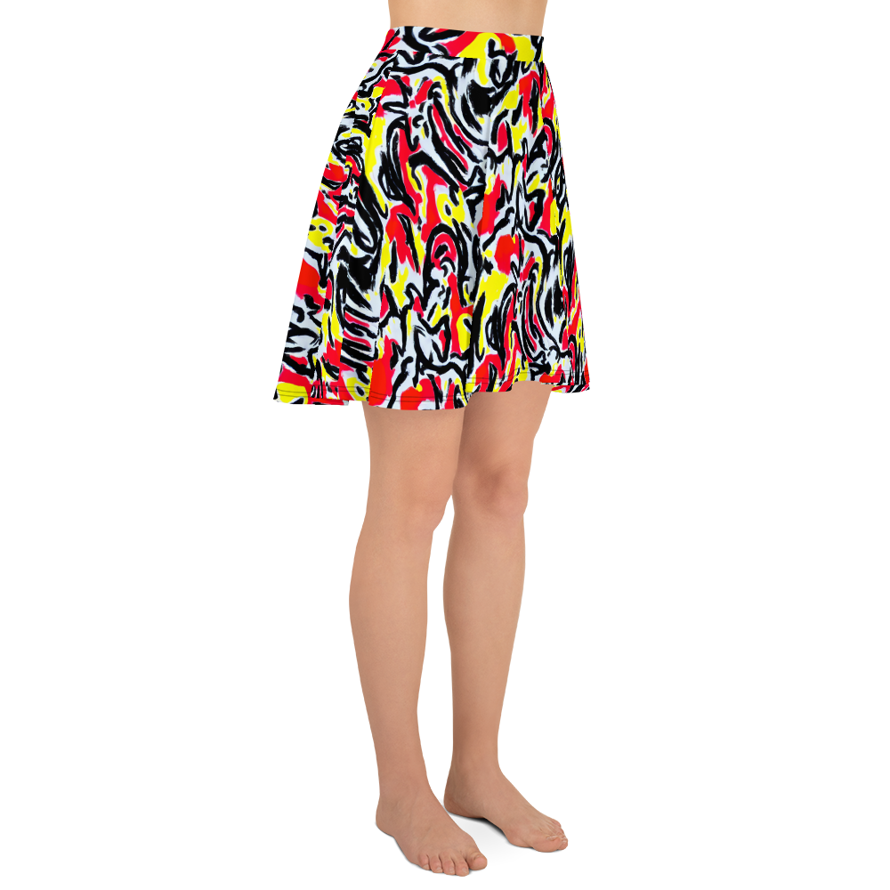 Skater Skirt - Cosmic Brushstrokes