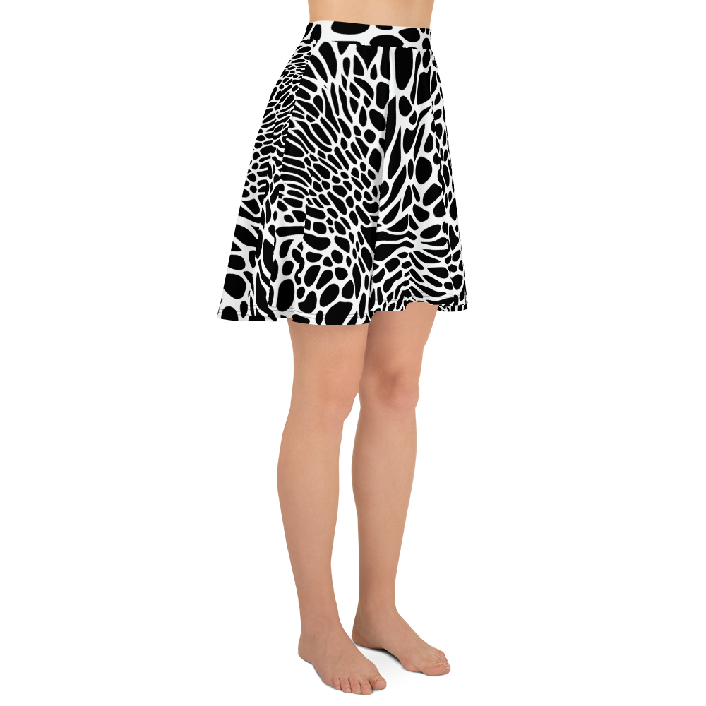 Skater Skirt - Monochrome Mystique