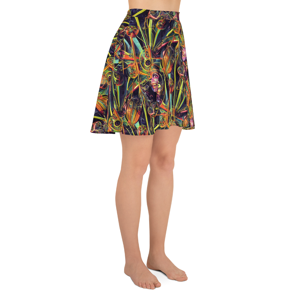 Skater Skirt - Psychedelic Deep Space
