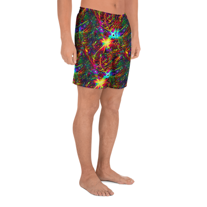 Men's Athletic Shorts - Stellar Burst