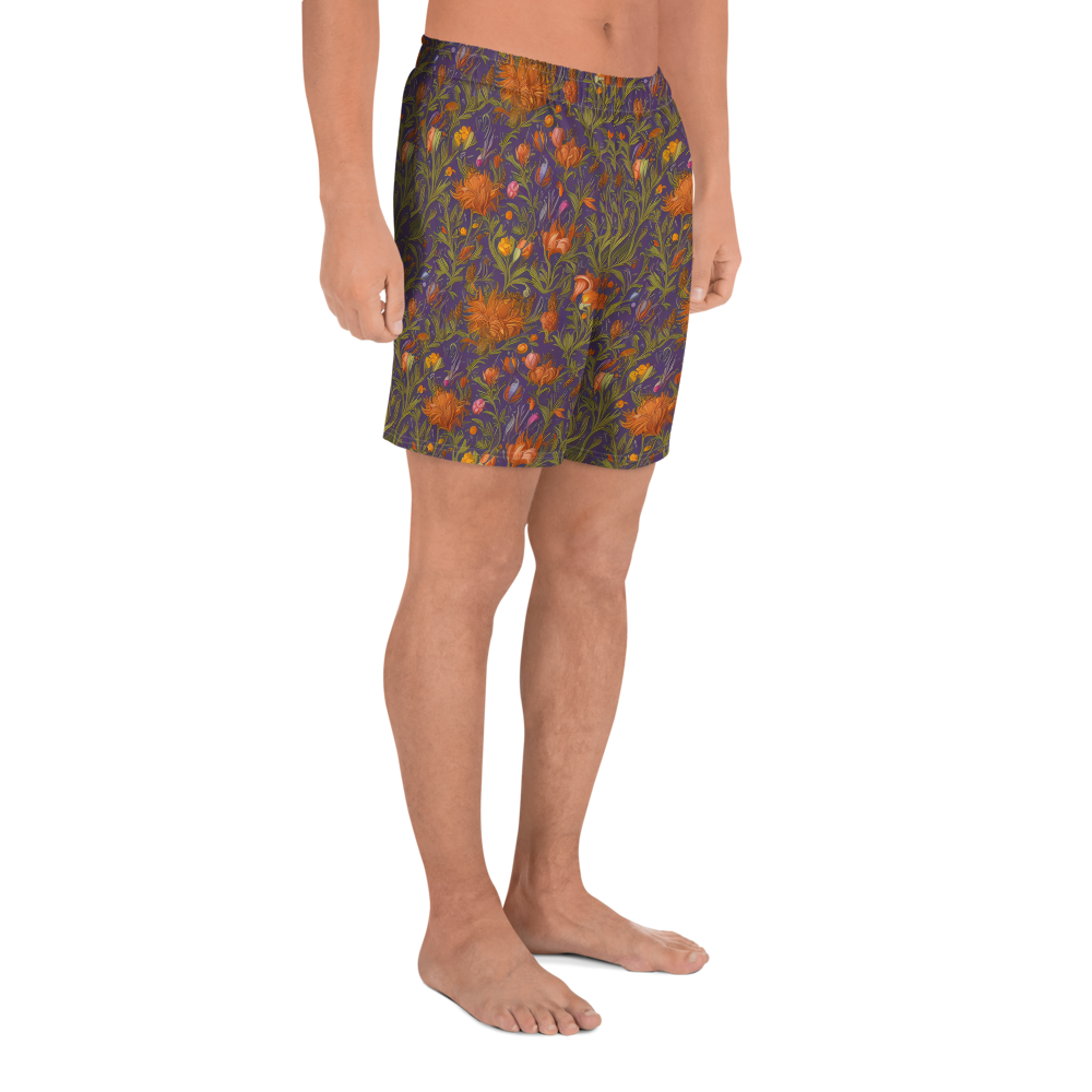 Men's Athletic Shorts - Botanical Nebula