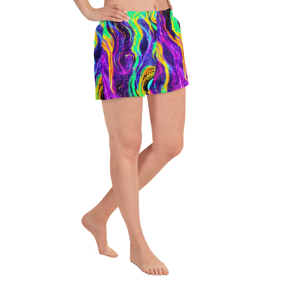 Women’s Athletic Shorts - Jackson Swirl