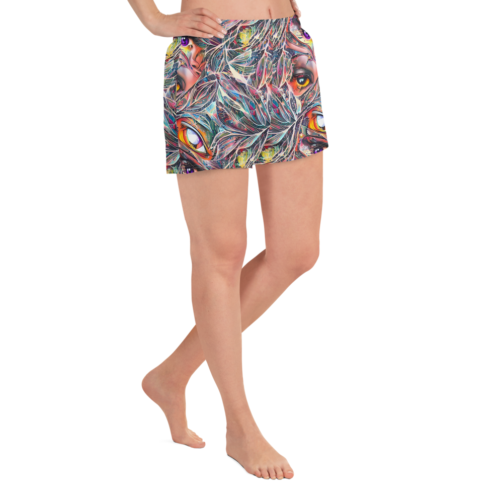 Women’s Athletic Shorts - Prismatic Reverie