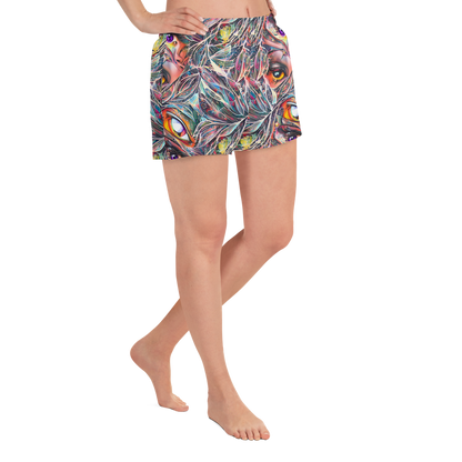 Women’s Athletic Shorts - Prismatic Reverie