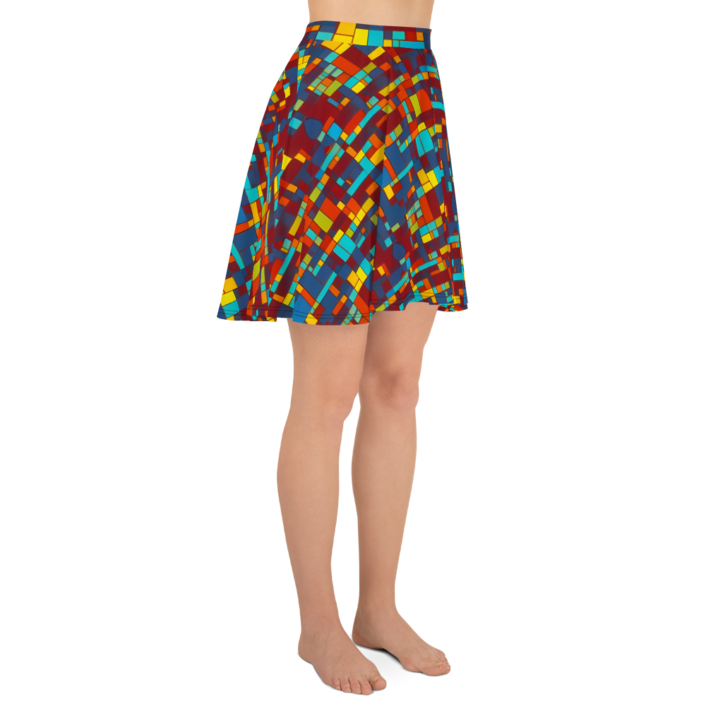 Skater Skirt - Astral Grid