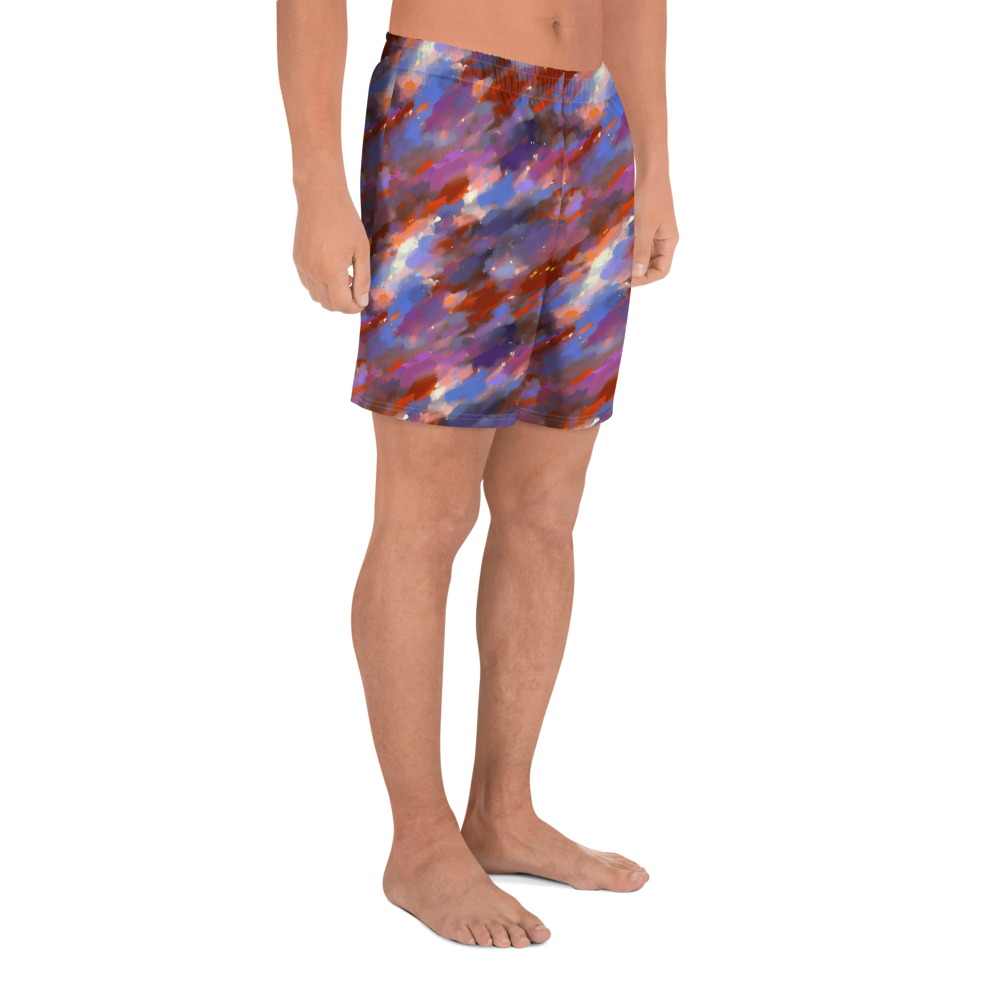 Men's Athletic Shorts - Celestial Brushstroke