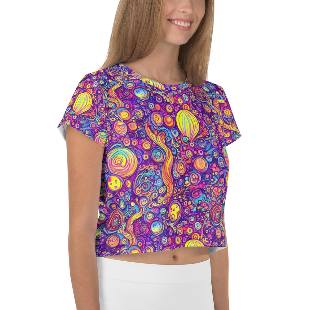 Women's Crop Tee - Festival of Whimsy