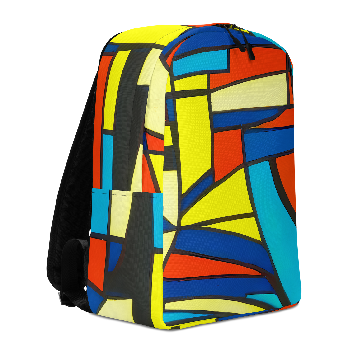 Minimalist Backpack - Neon Fractals