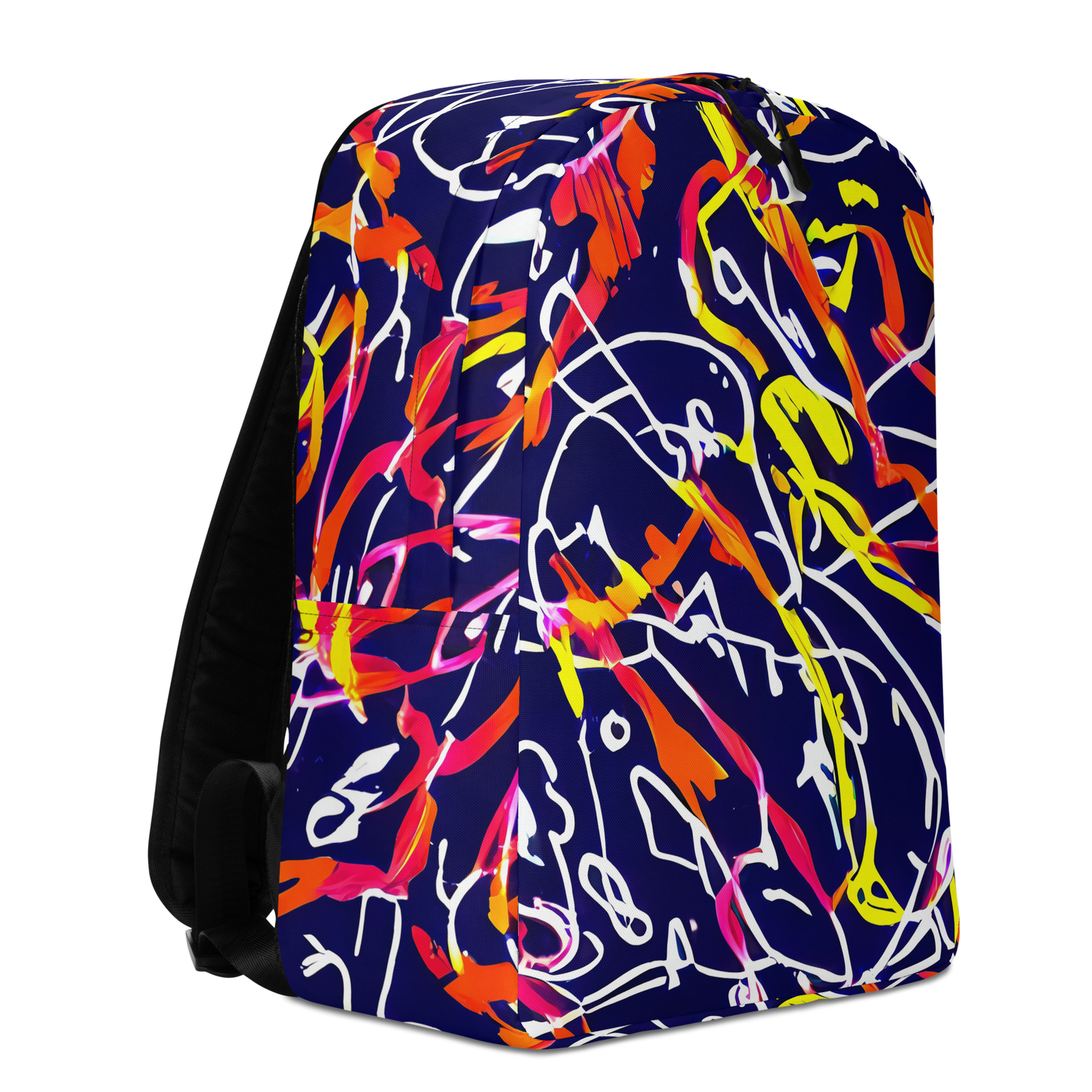Minimalist Backpack - Neon Currents