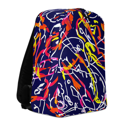 Minimalist Backpack - Neon Currents