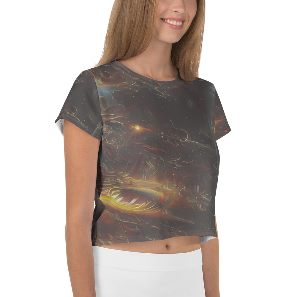 Women's Crop Tee - Quantum Illusions