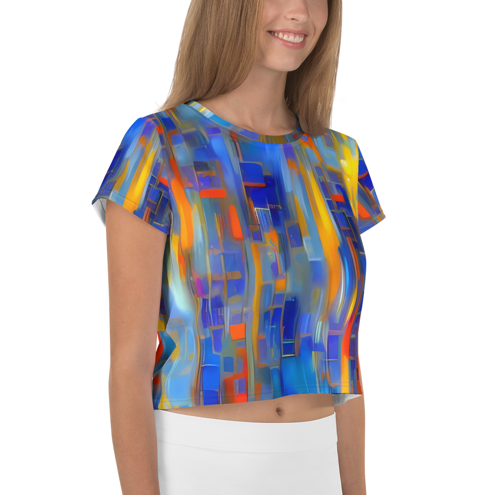 Women's Crop Tee - Neoplastique Flow