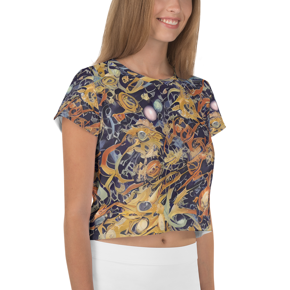 Women's Crop Tee - Quantum Symmetry