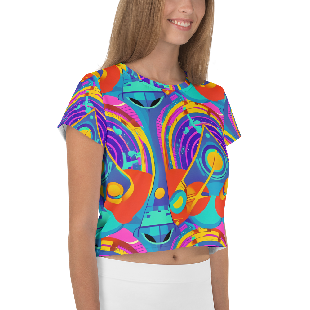 Women's Crop Tee - Blast of Color