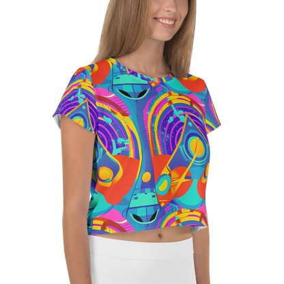 Women's Crop Tee - Blast of Color