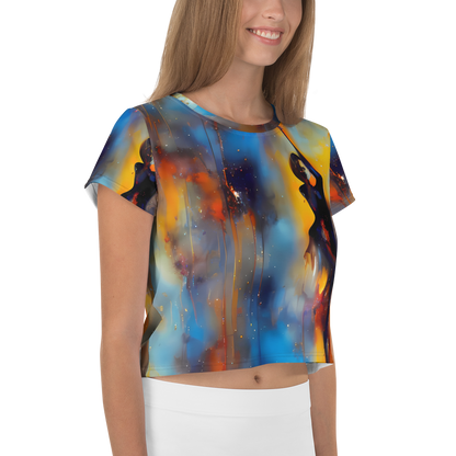 Women's Crop Tee - Cobalt Vogue