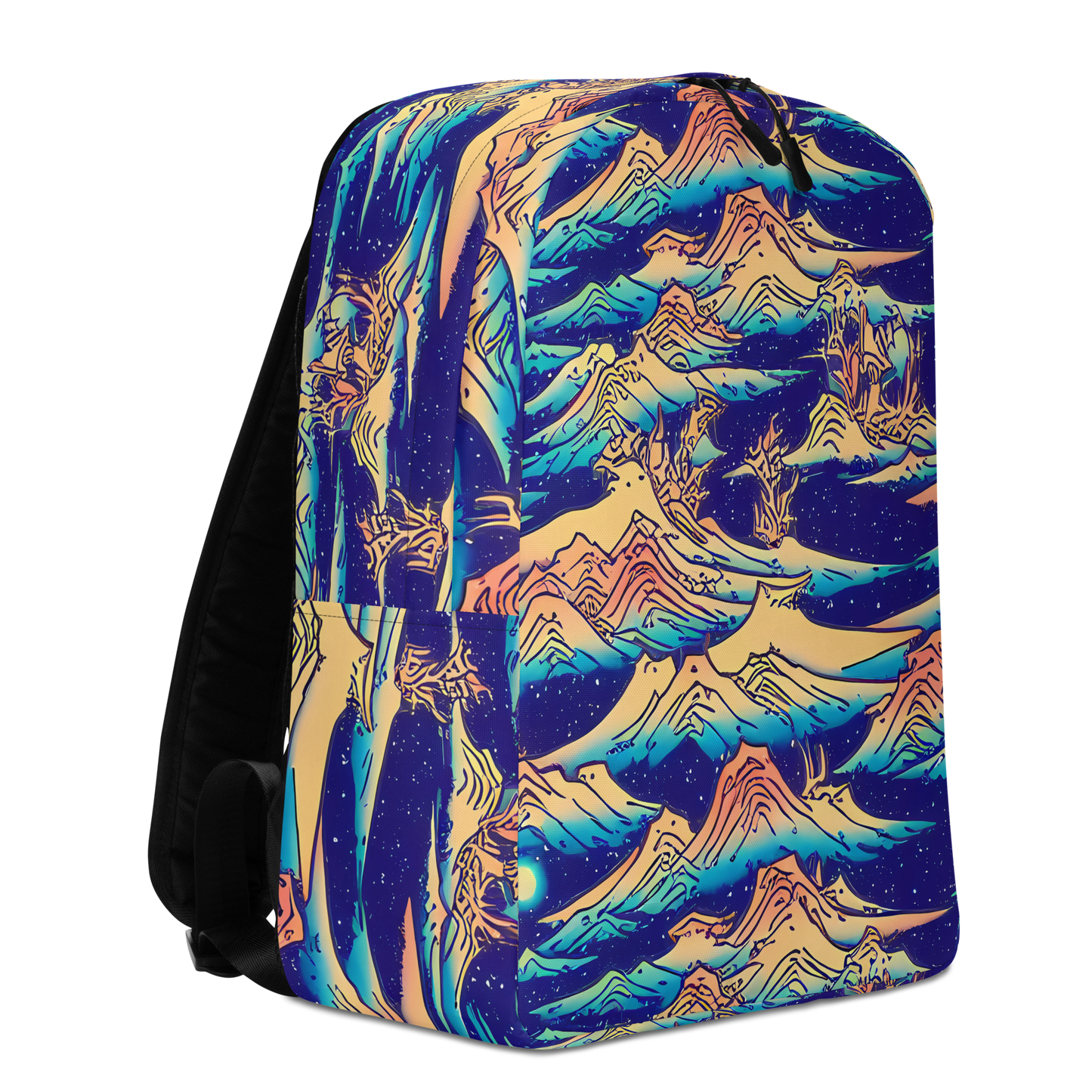 Minimalist Backpack - Mystical Mountain Mirage