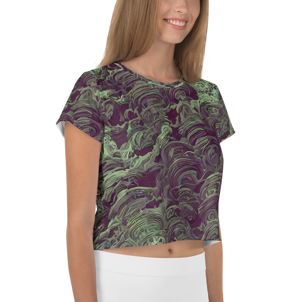 Women's Crop Tee - Knab Whorls