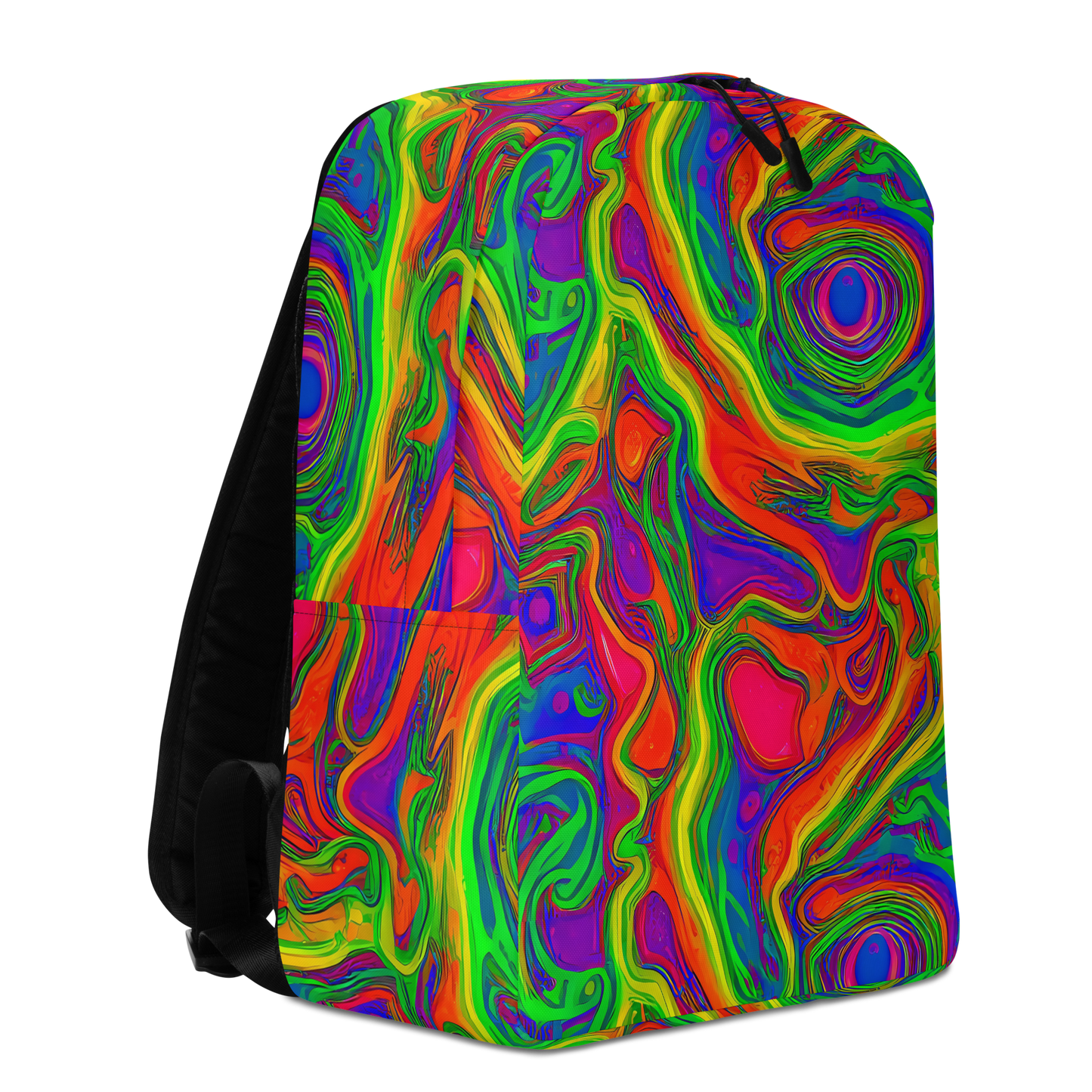 Minimalist Backpack - Psychedelic Waves