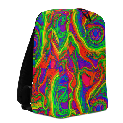 Minimalist Backpack - Psychedelic Waves