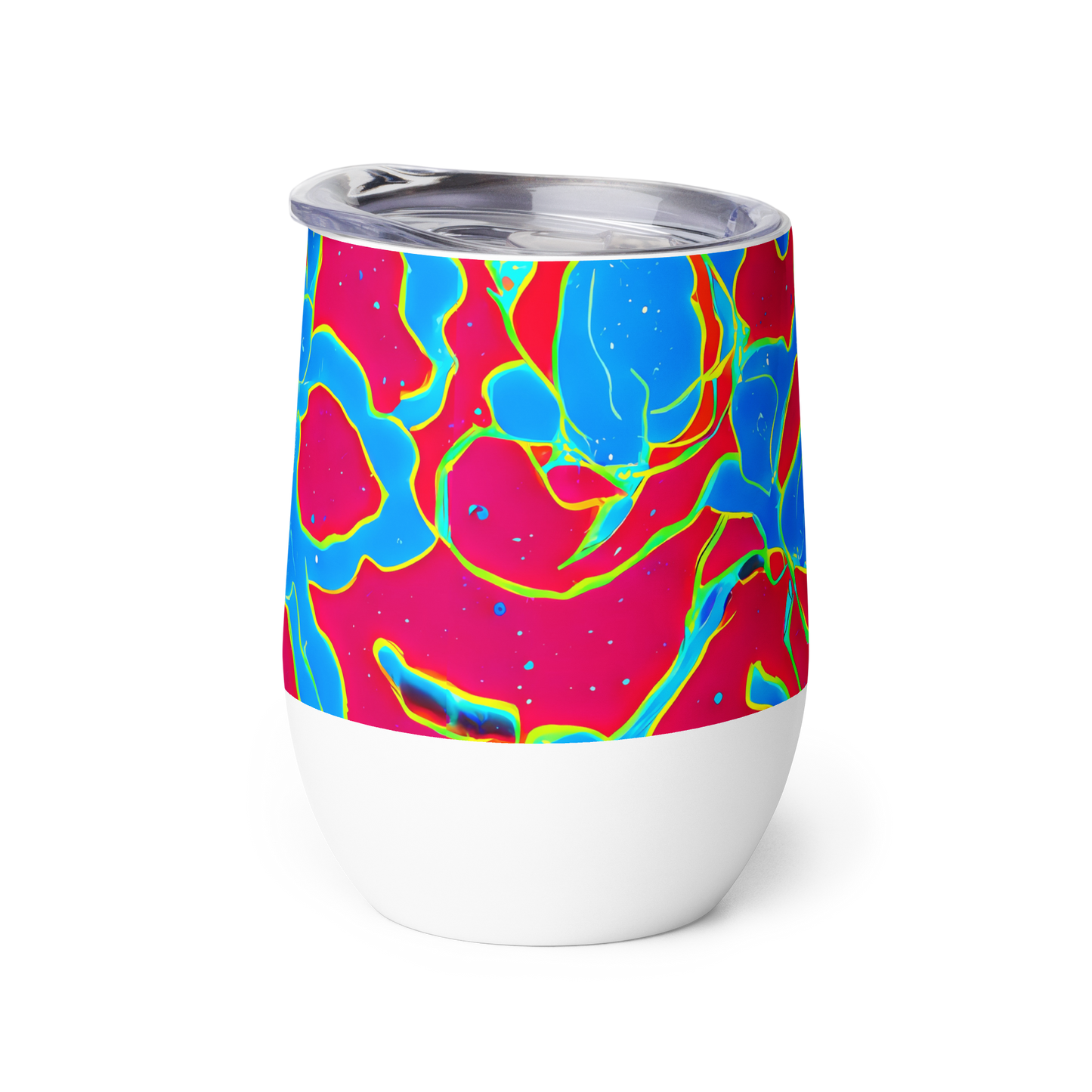 Wine Tumbler - Electric Bloom