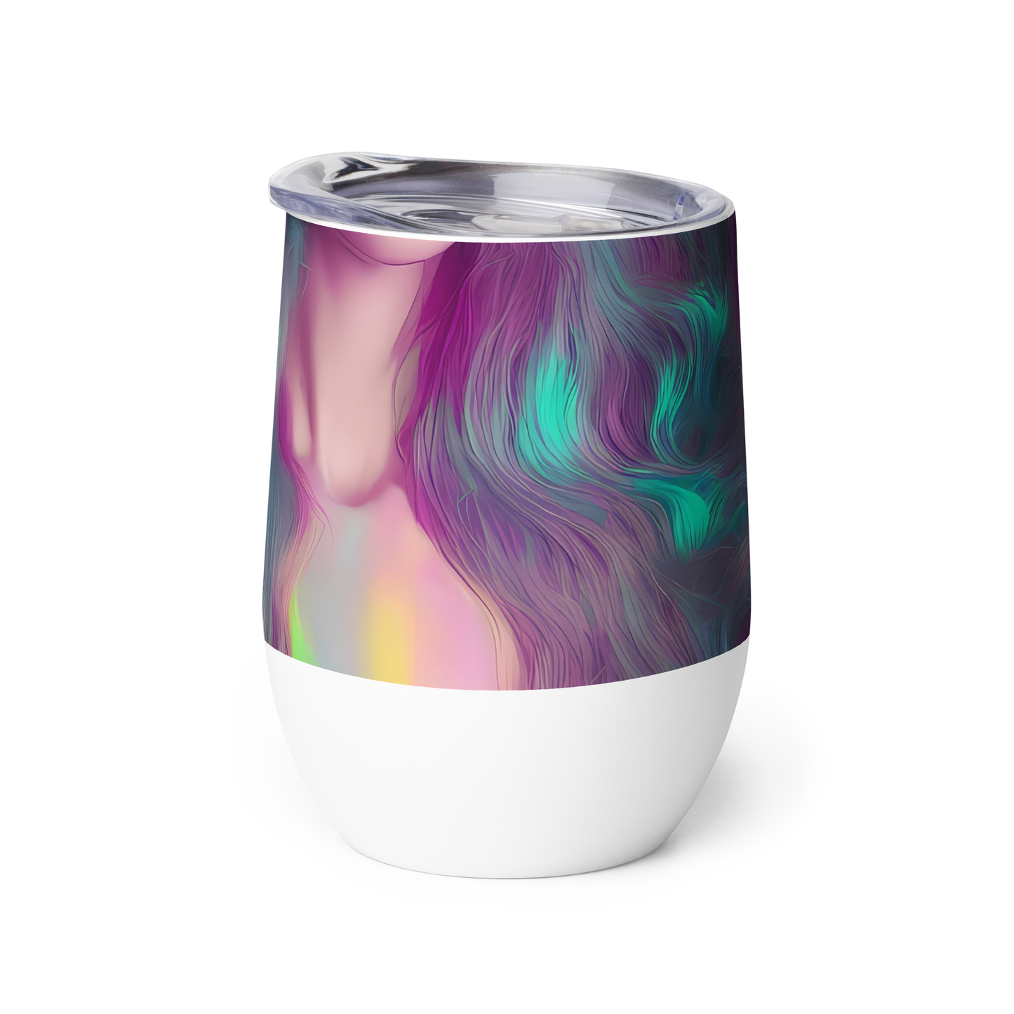 Wine Tumbler - Surreal Tresses