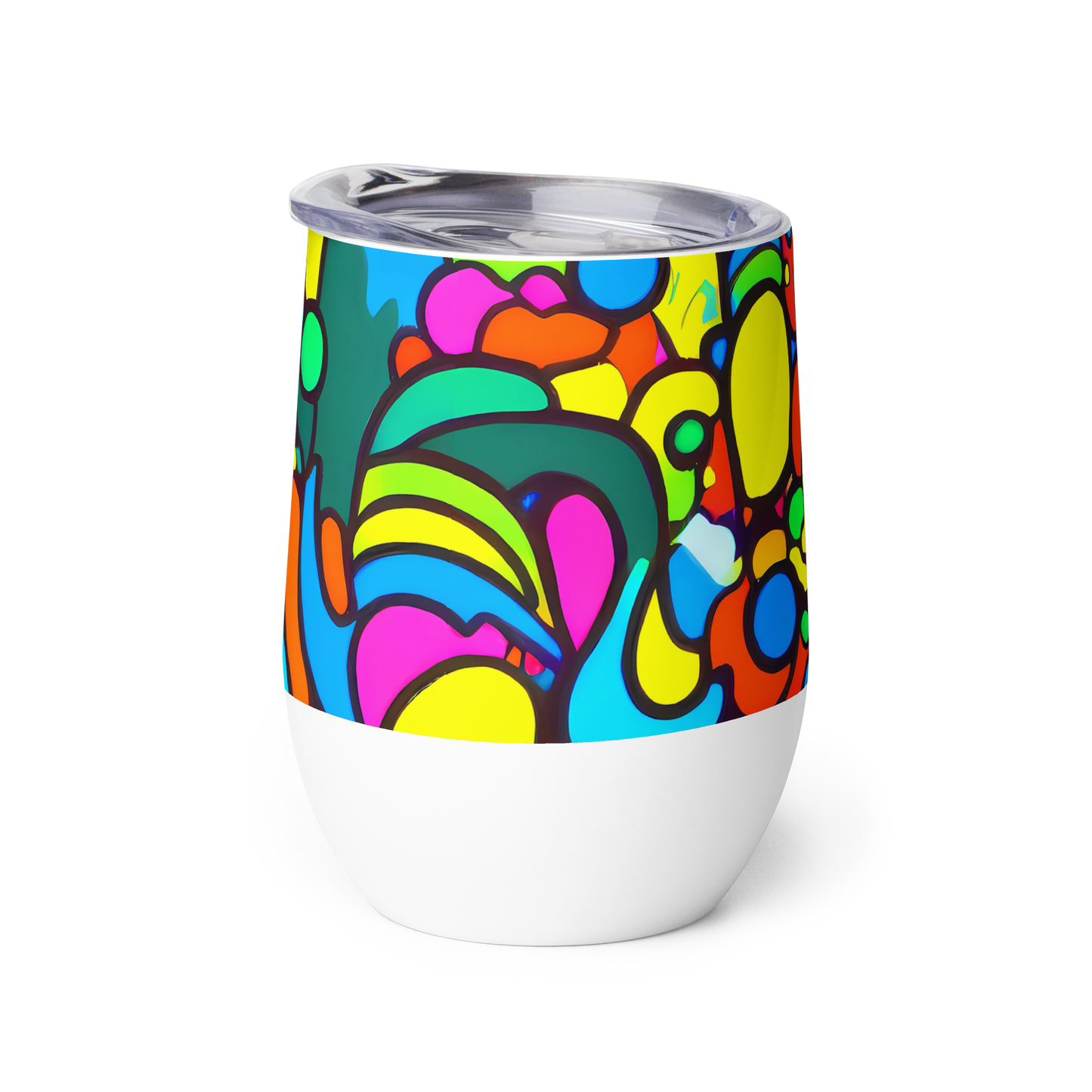 Wine Tumbler - Chromadoodle Junction