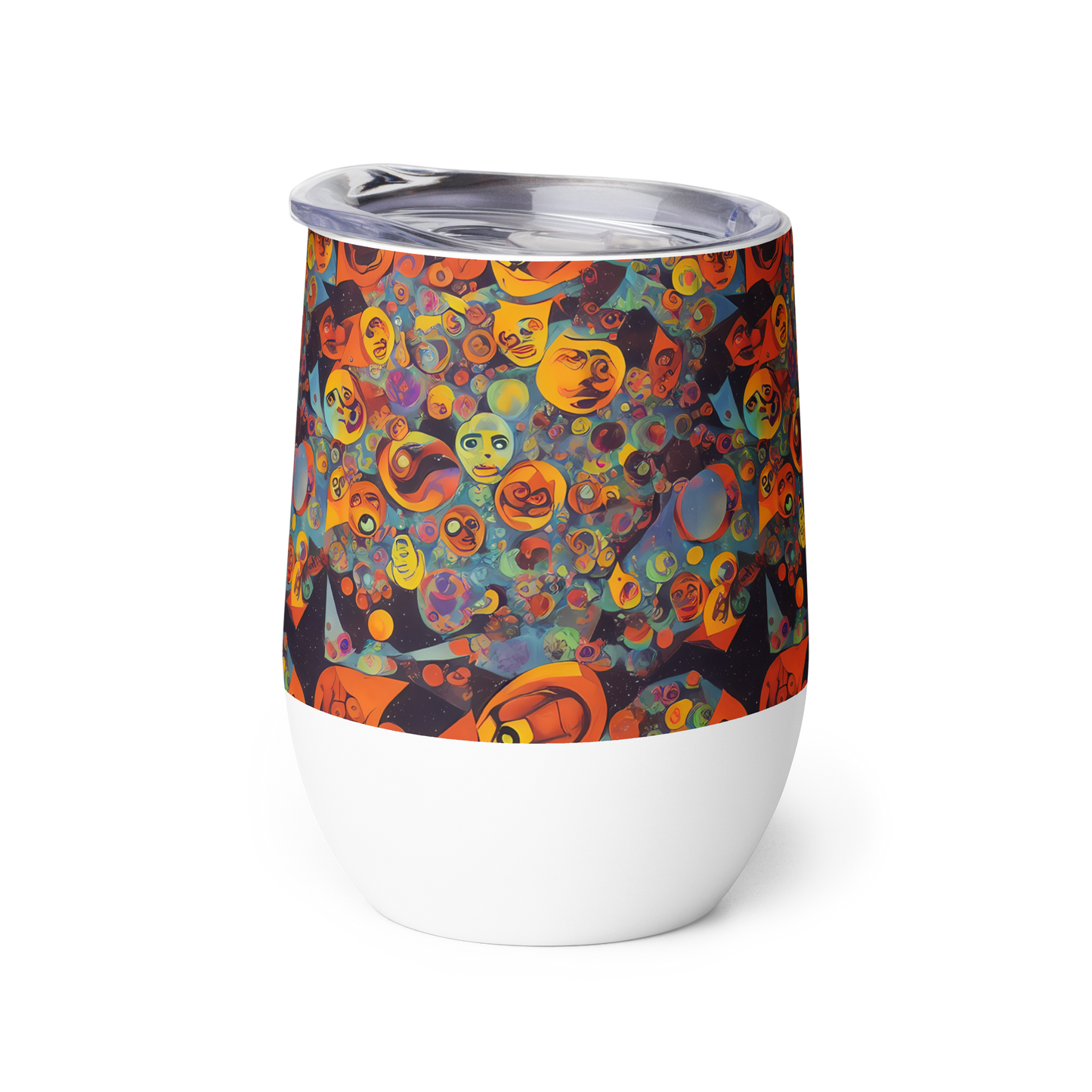 Wine Tumbler - Galactic Faces