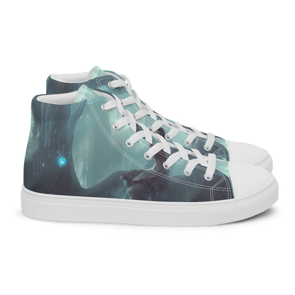 Women's High Top Canvas Shoes - Liquid Serenity