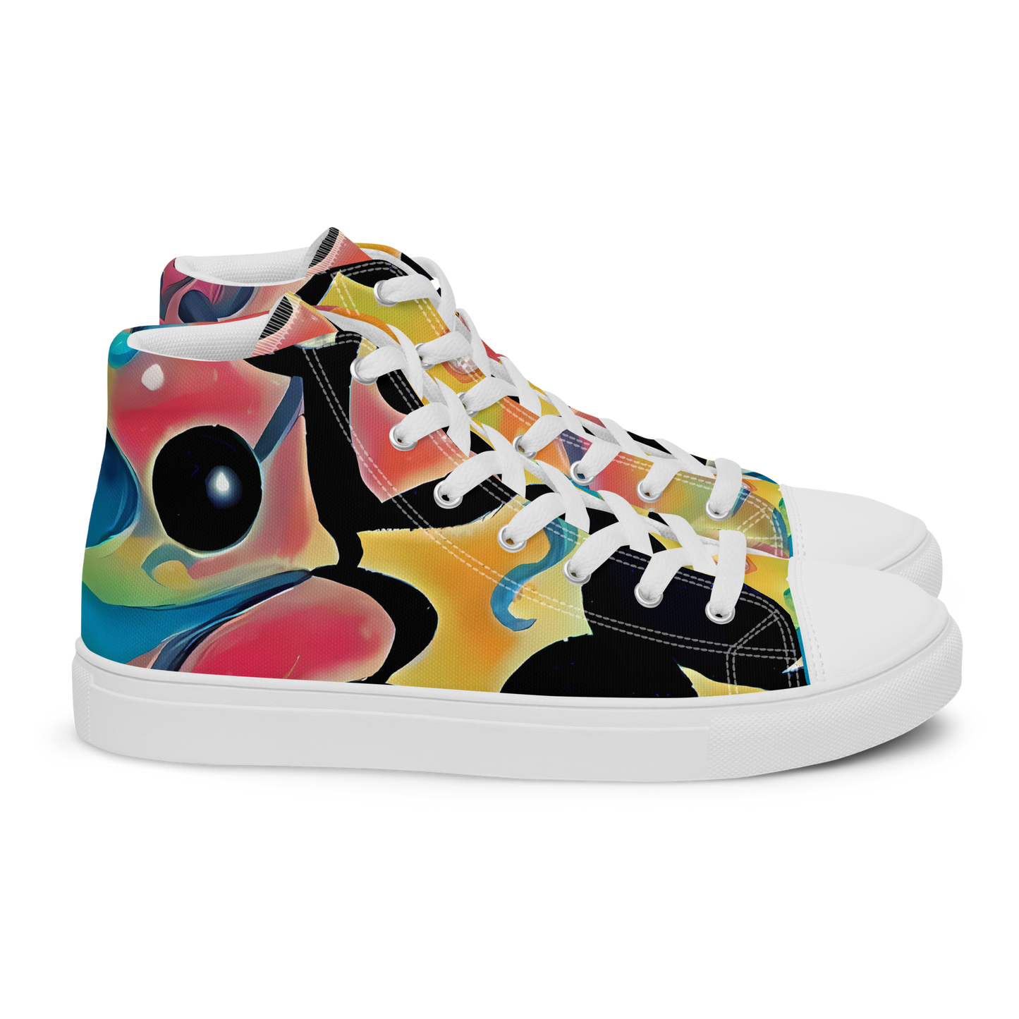 Men's High Top Canvas Shoes - Midday Mirage