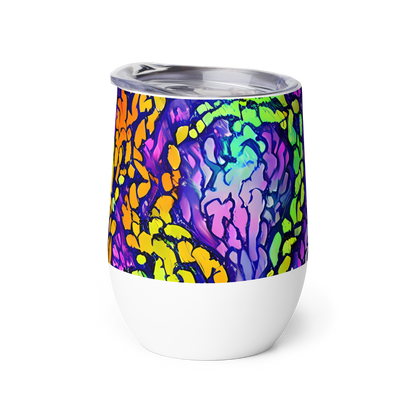 Wine Tumbler - Surreal Waveforms