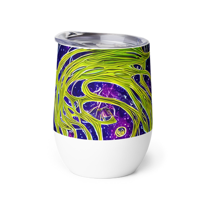 Wine Tumbler - Celestial Scribbles