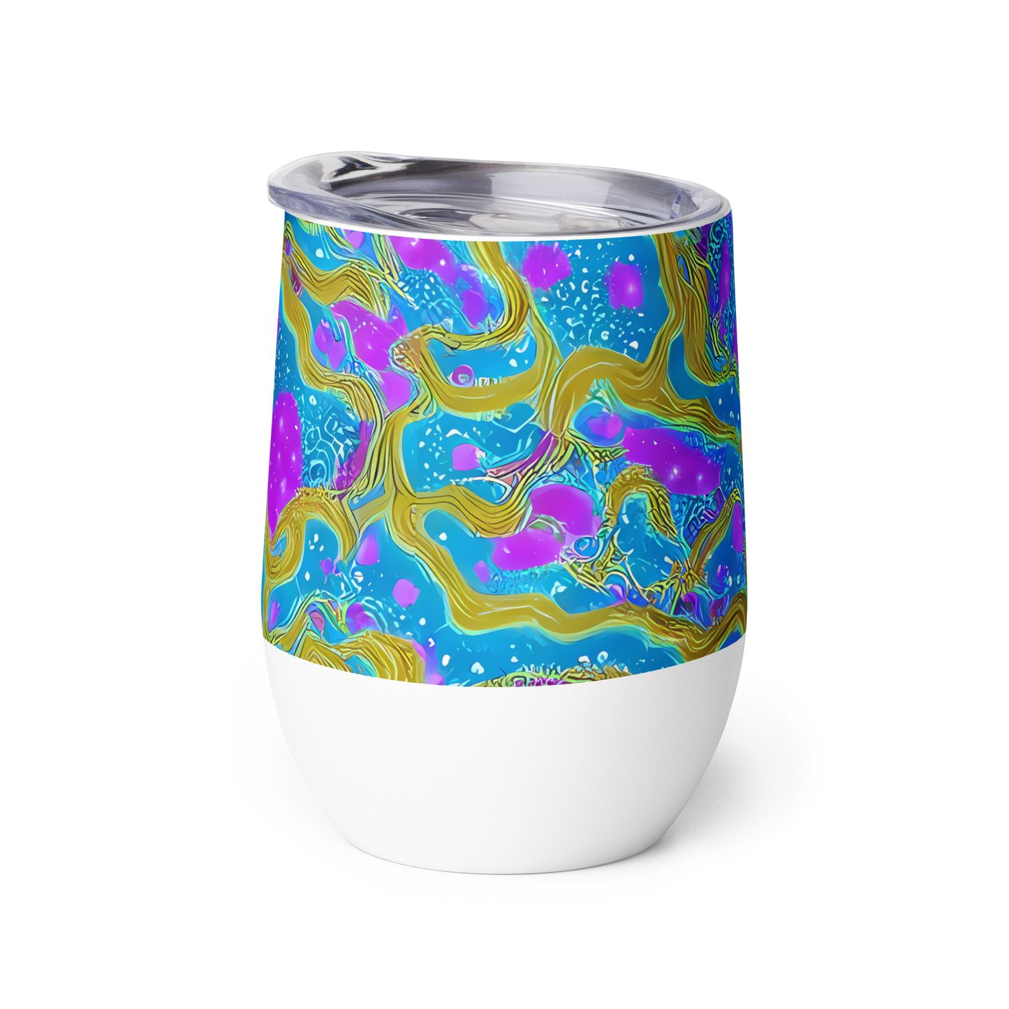Wine Tumbler - Mystic Waves