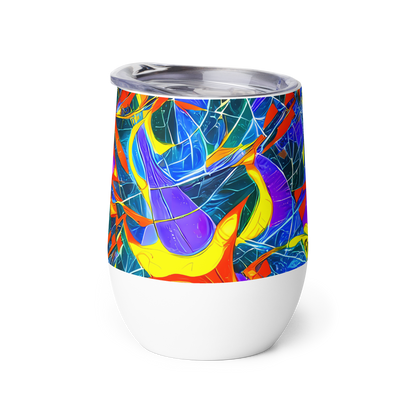 Wine Tumbler - Arkhipov Waves