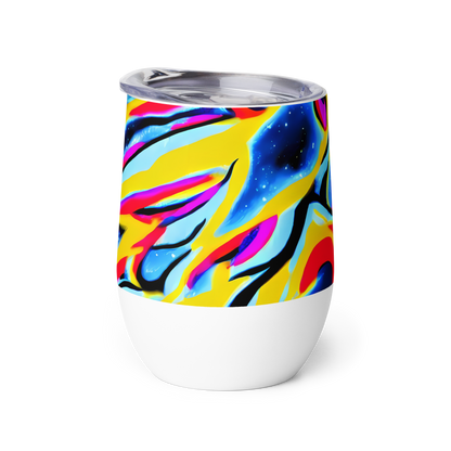 Wine Tumbler - Electric Dreamscape