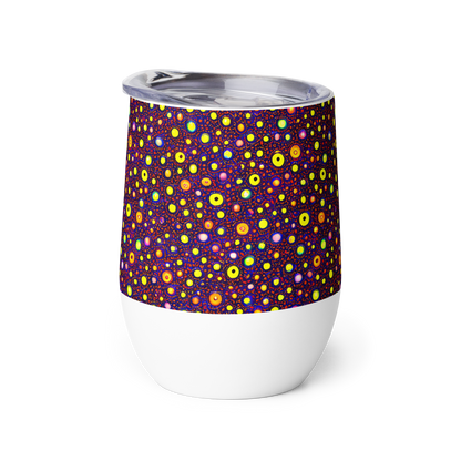 Wine Tumbler - Cosmic Dotscape
