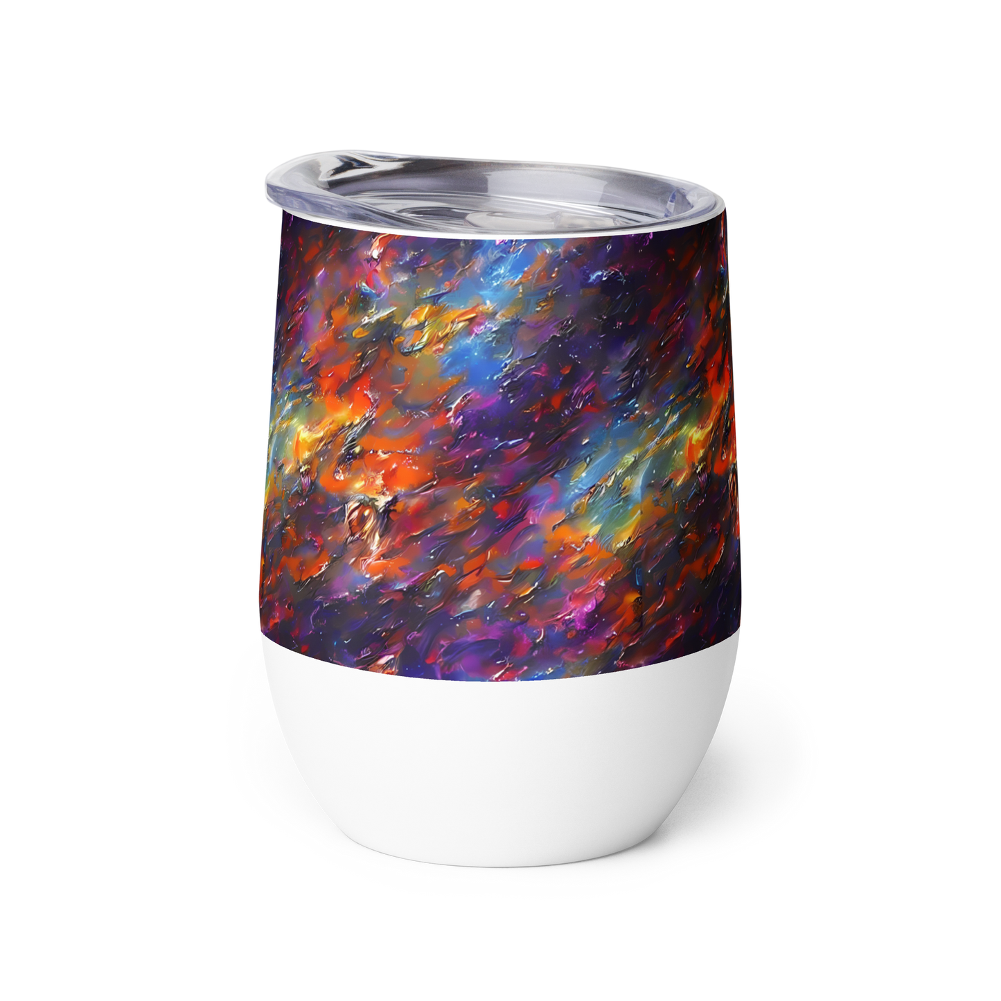 Wine Tumbler - Auroral Ripples
