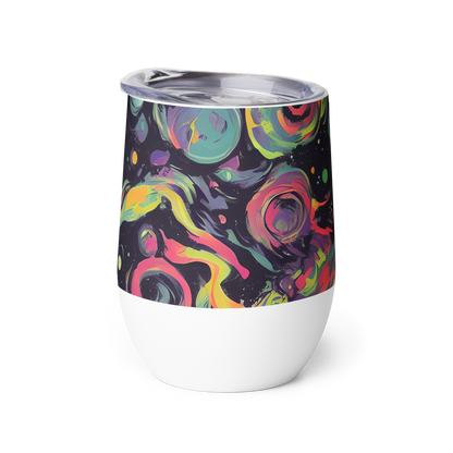 Wine Tumbler - Psychedelic Drift