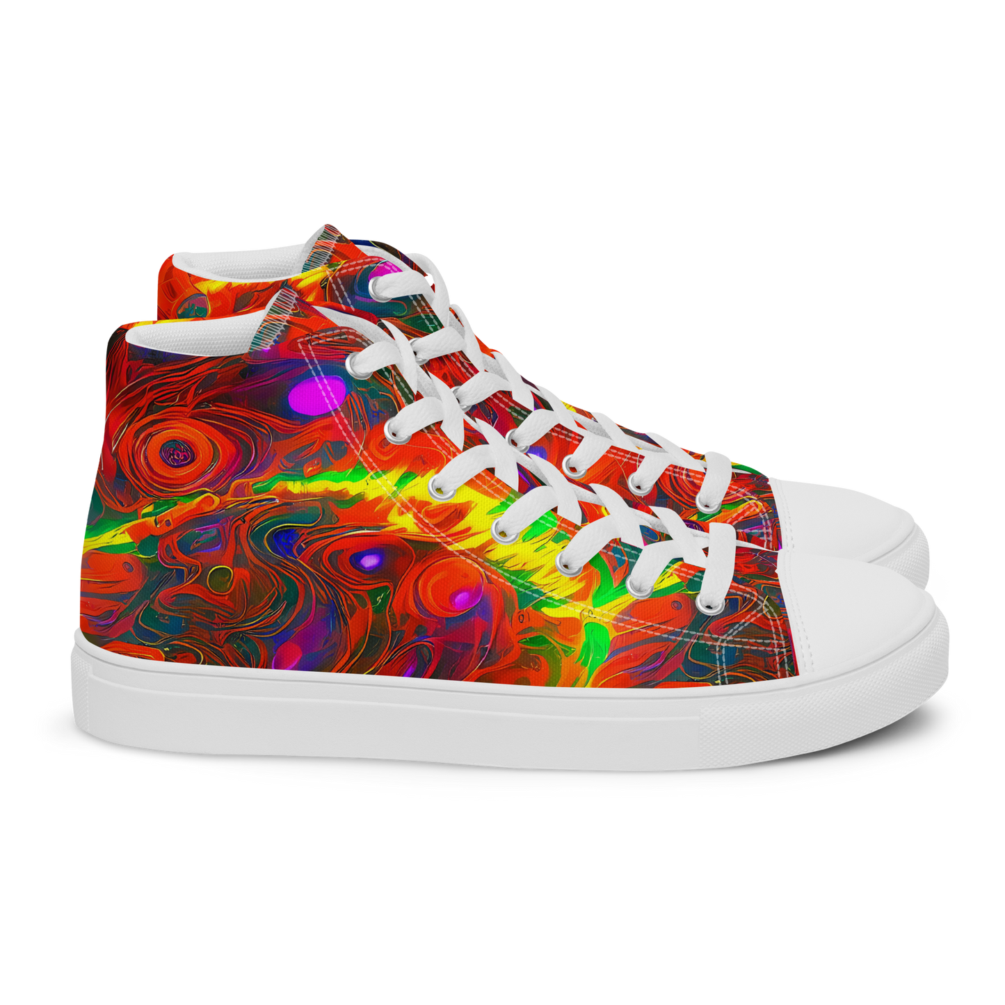 Women's High Top Canvas Shoes - Blampied Blaze