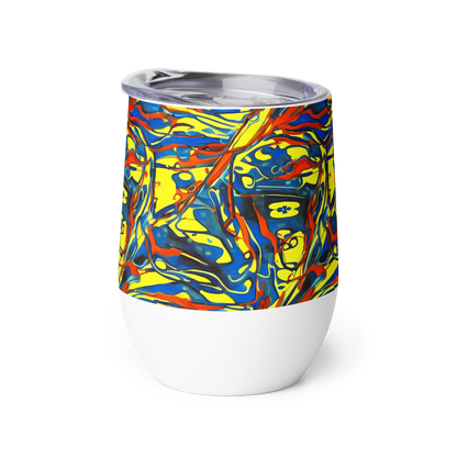 Wine Tumbler - Cyberflow Circuit