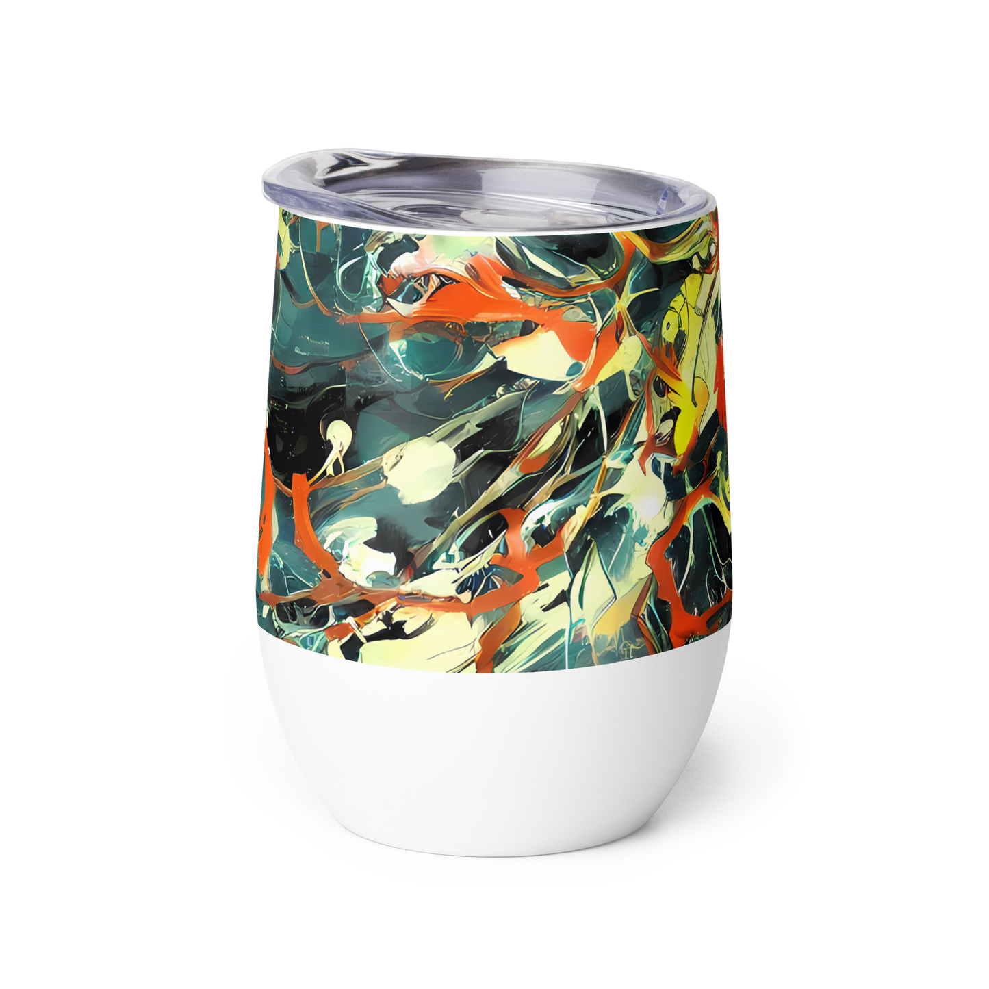 Wine Tumbler - Fluid Firestorm