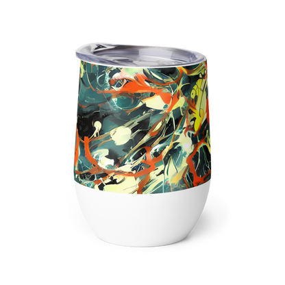 Wine Tumbler - Fluid Firestorm