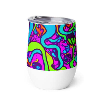 Wine Tumbler - Funky Vortex