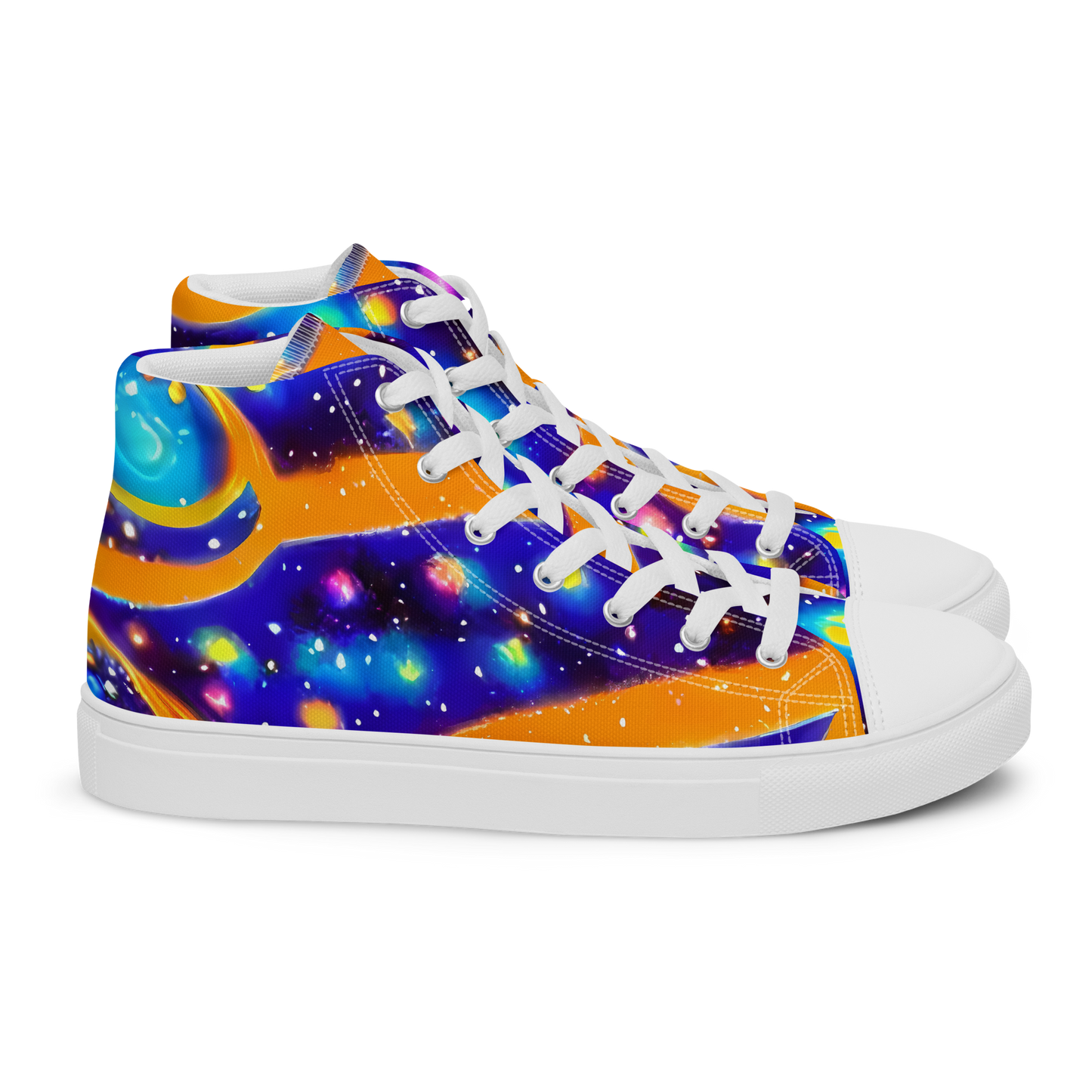 Men's High Top Canvas Shoes - Epic Orbit