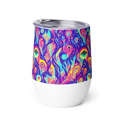 Wine Tumbler - Mystic Petal Dance