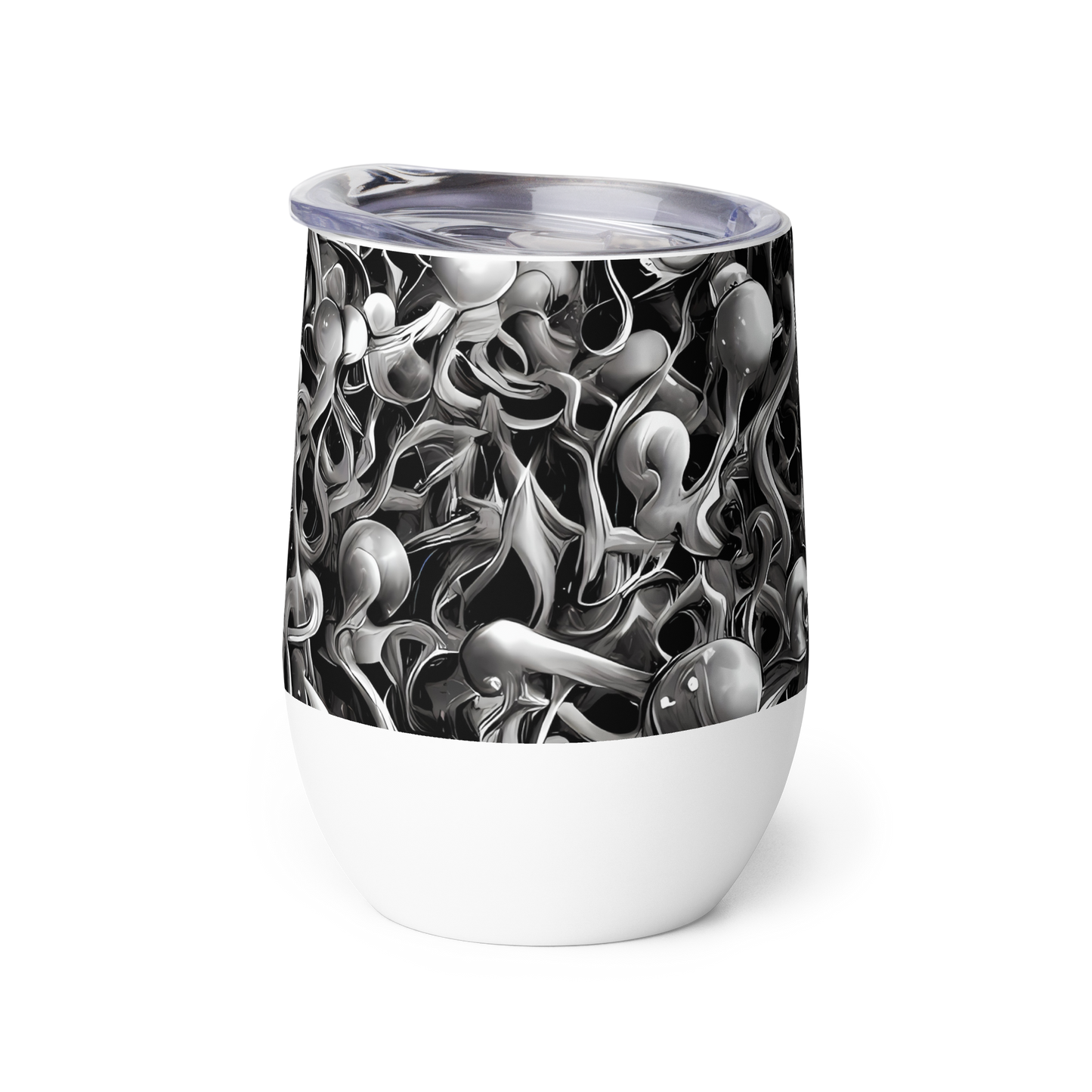Wine Tumbler - Fluid Monochrome