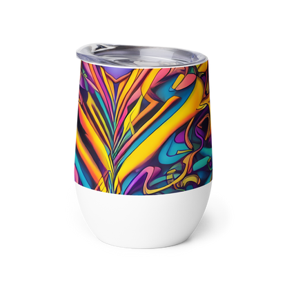 Wine Tumbler - Pre-Raphaelite Wave